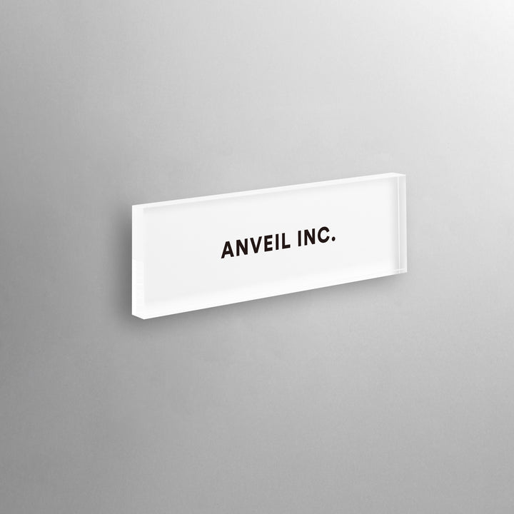 THE DOOR PLATE - COLOR - PIECE OF SIGN