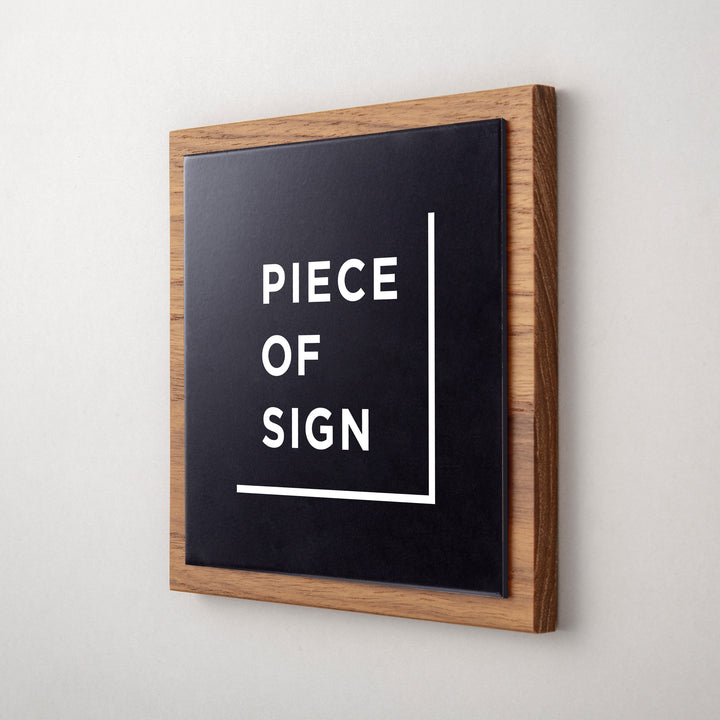 THE DOOR PLATE - 異素材MIX - PIECE OF SIGN