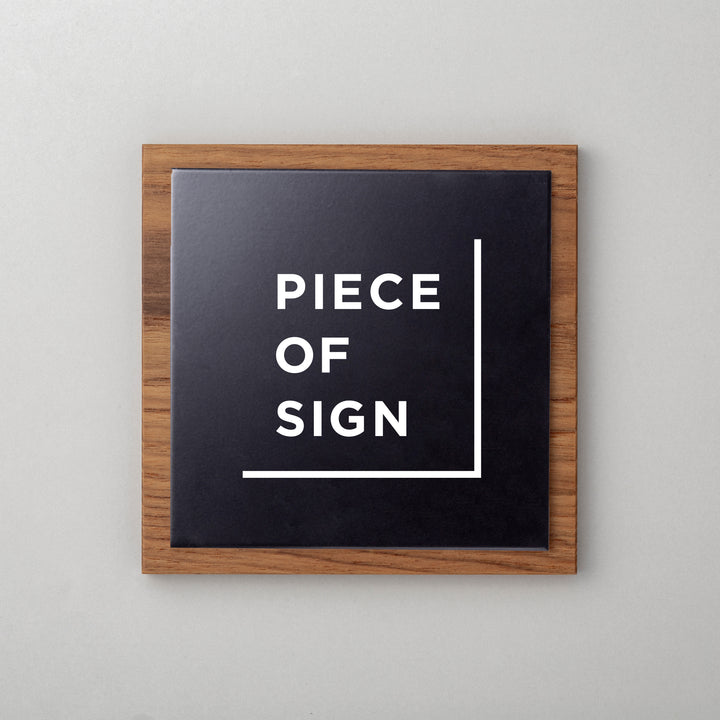 THE DOOR PLATE - 異素材MIX - PIECE OF SIGN