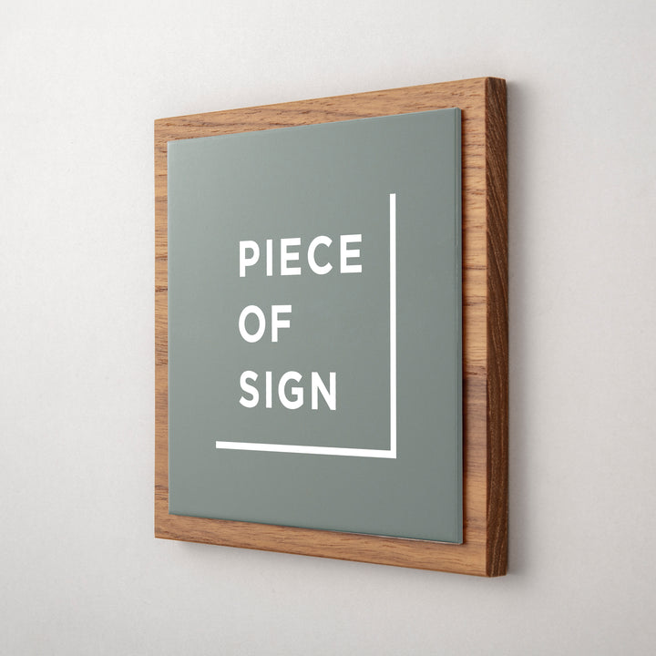 THE DOOR PLATE - 異素材MIX - PIECE OF SIGN