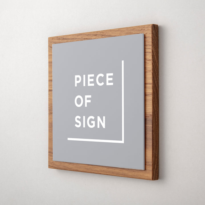 THE DOOR PLATE - 異素材MIX - PIECE OF SIGN