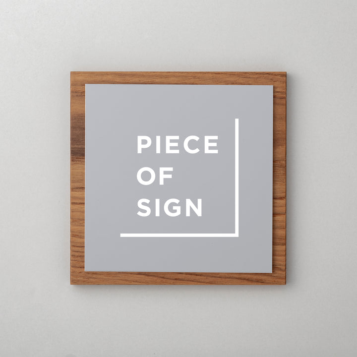 THE DOOR PLATE - 異素材MIX - PIECE OF SIGN