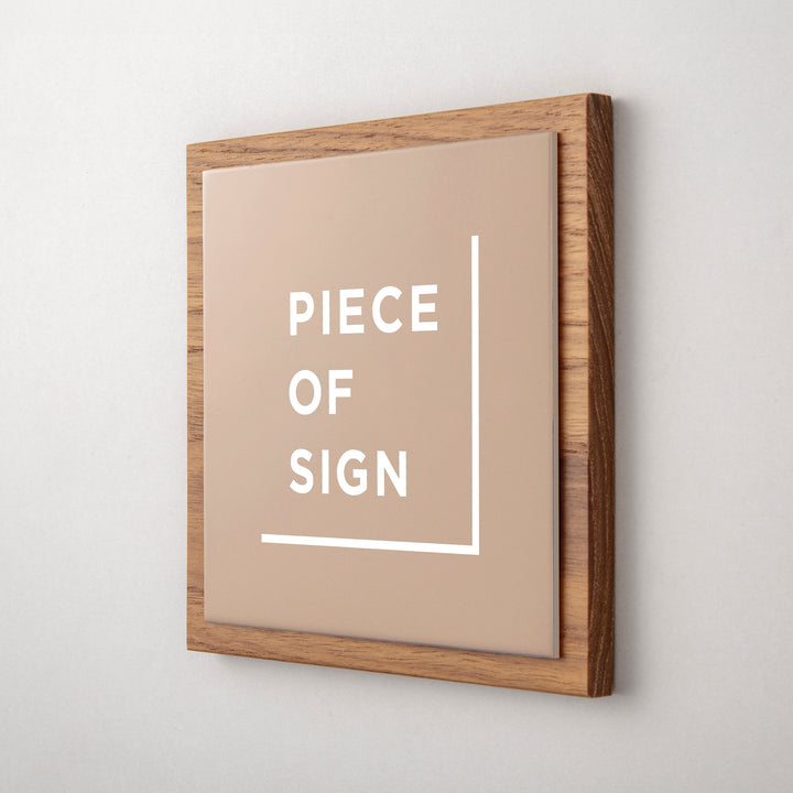 THE DOOR PLATE - 異素材MIX - PIECE OF SIGN