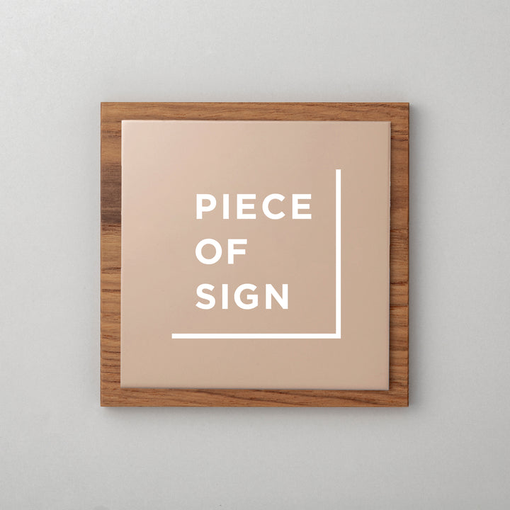 THE DOOR PLATE - 異素材MIX - PIECE OF SIGN