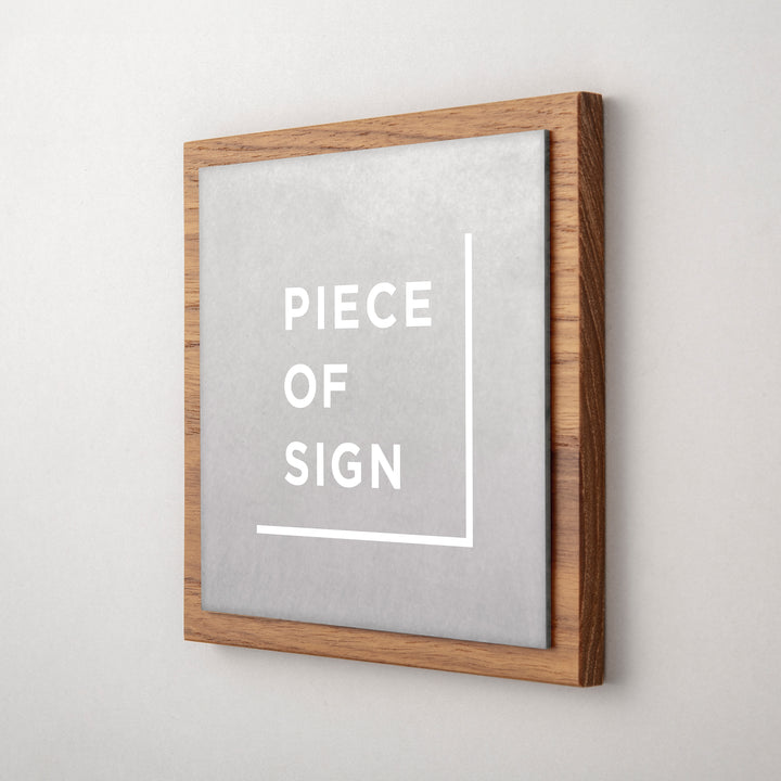 THE DOOR PLATE - 異素材MIX - PIECE OF SIGN
