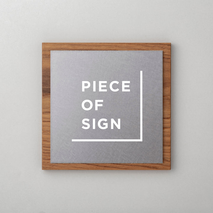 THE DOOR PLATE - 異素材MIX - PIECE OF SIGN