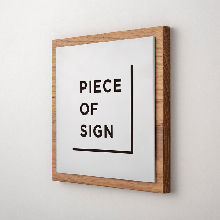 THE DOOR PLATE - 異素材MIX - PIECE OF SIGN