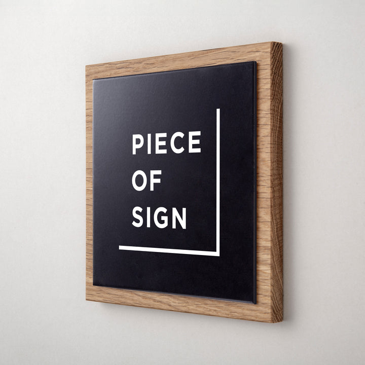 THE DOOR PLATE - 異素材MIX - PIECE OF SIGN