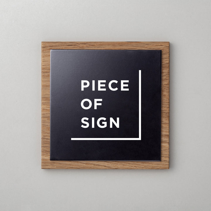 THE DOOR PLATE - 異素材MIX - PIECE OF SIGN