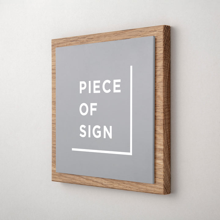 THE DOOR PLATE - 異素材MIX - PIECE OF SIGN