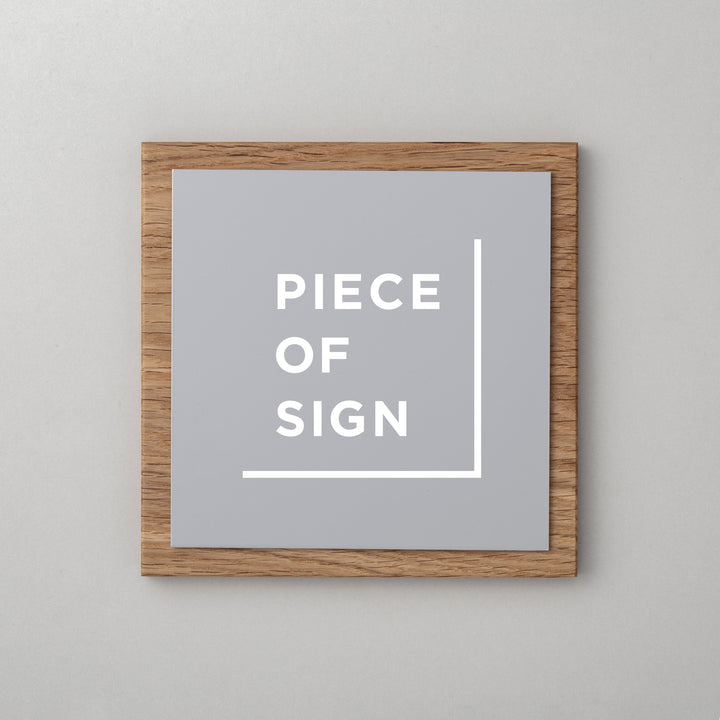 THE DOOR PLATE - 異素材MIX - PIECE OF SIGN