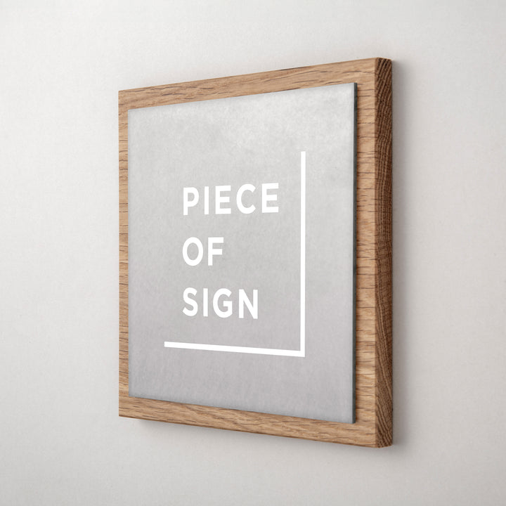 THE DOOR PLATE - 異素材MIX - PIECE OF SIGN