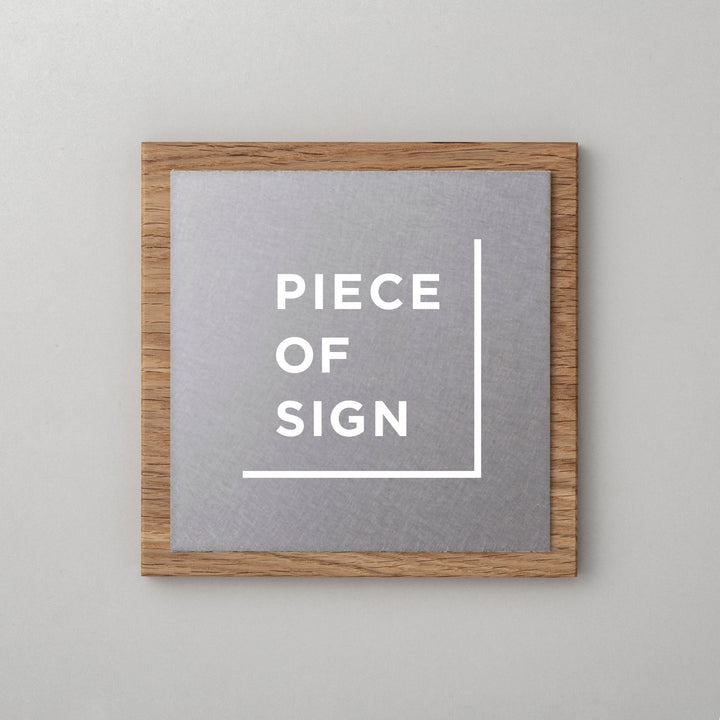 THE DOOR PLATE - 異素材MIX - PIECE OF SIGN
