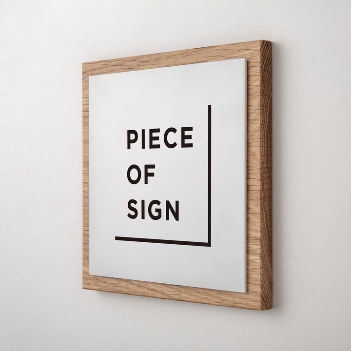 THE DOOR PLATE - 異素材MIX - PIECE OF SIGN