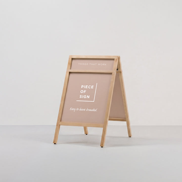 A-SHAPED WOOD FRAME スタンドサイン