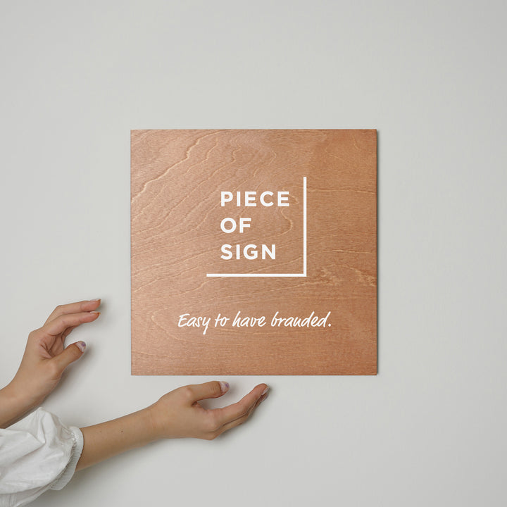 FLAT PLATE ウォールサイン - PIECE OF SIGN