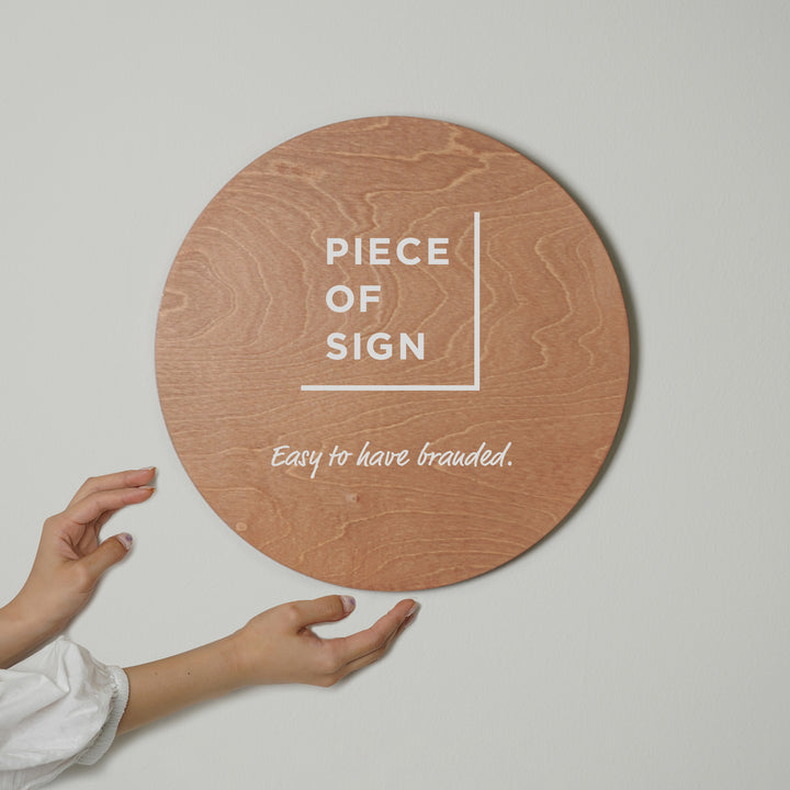 FLAT PLATE ウォールサイン - PIECE OF SIGN