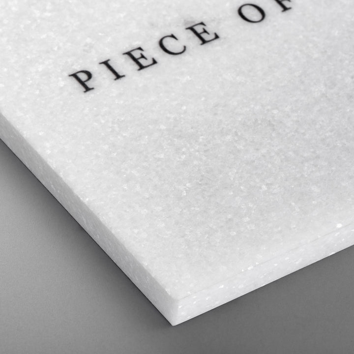 TABLE POLE プレートサイン- WHITE - PIECE OF SIGN