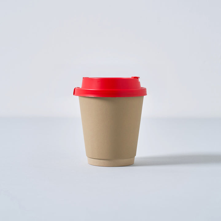 PAPER SUEDE CUP + LID Set - 1,000 pcs