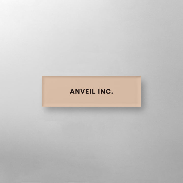 THE DOOR PLATE - COLOR - PIECE OF SIGN
