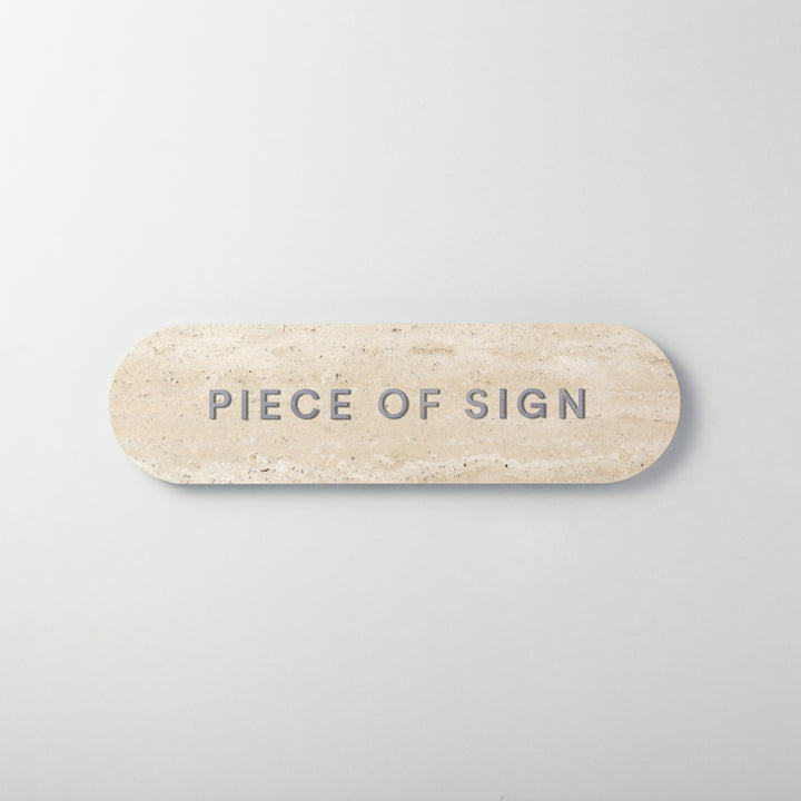 THE DOOR PLATE + 切文字サイン - clé lapidary - PIECE OF SIGN
