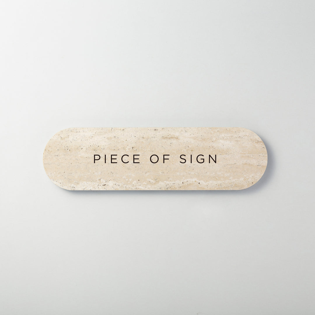 クラフトタイル表札｜THE DOOR PLATE - clé lapidary