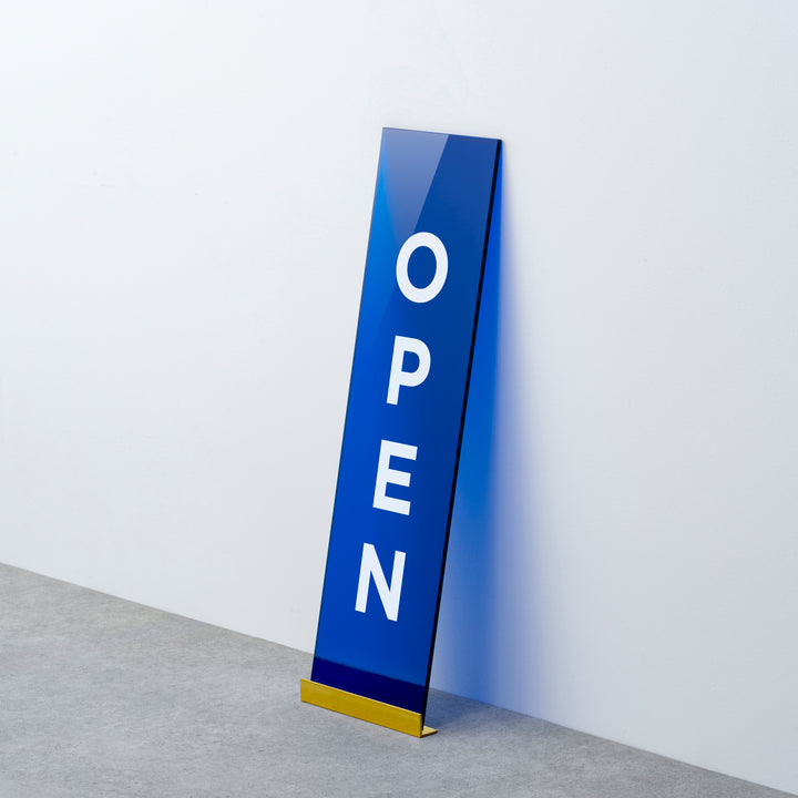 OPEN & CLOSED 床置きサイン - PIECE OF SIGN