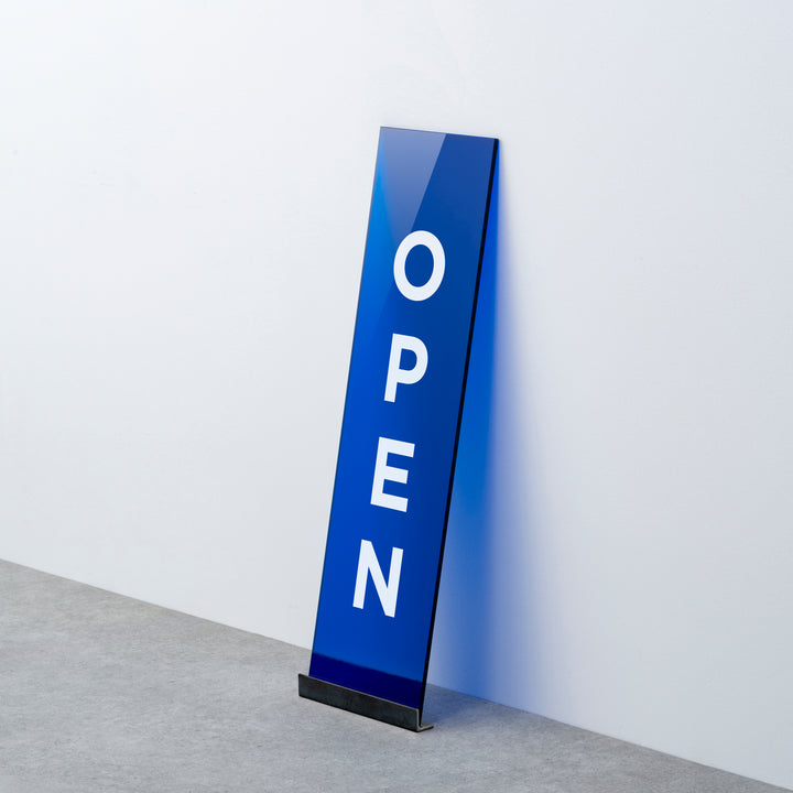 OPEN & CLOSED 床置きサイン - PIECE OF SIGN