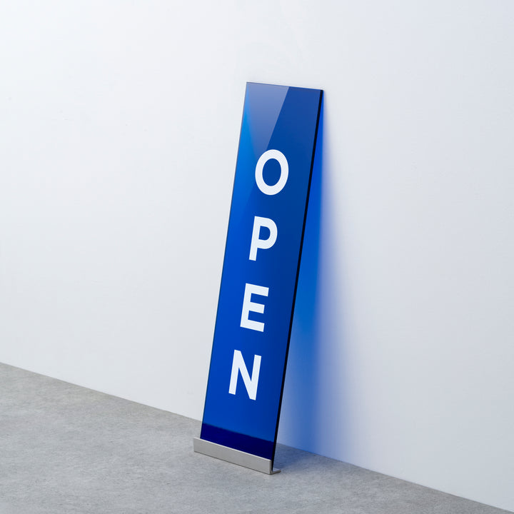 OPEN & CLOSED 床置きサイン - PIECE OF SIGN