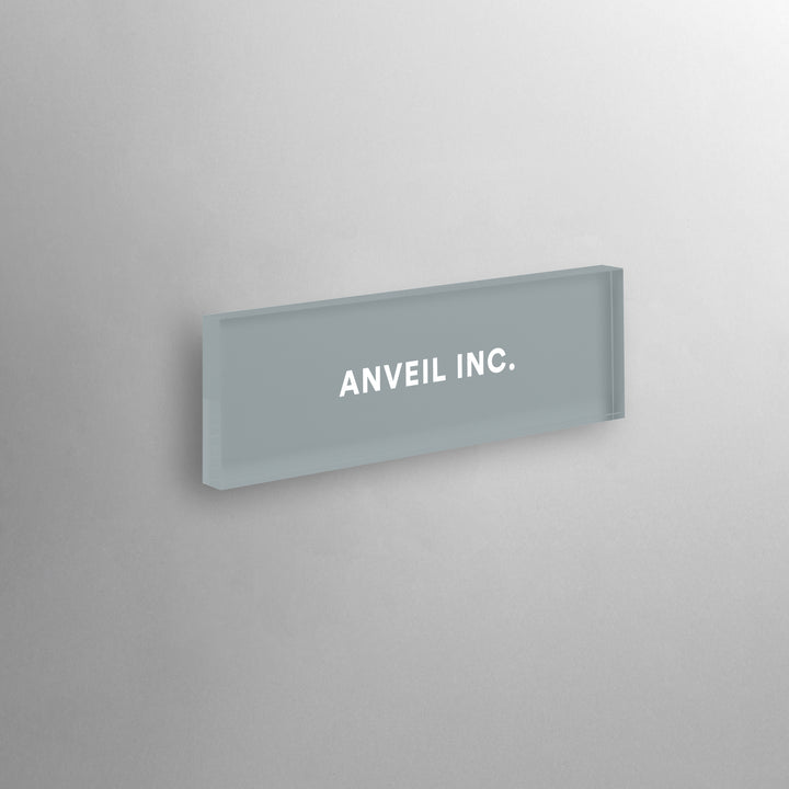 THE DOOR PLATE - COLOR - PIECE OF SIGN