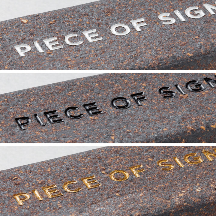 THE DOOR PLATE - Tessera - 彫刻カラー仕上げ - PIECE OF SIGN