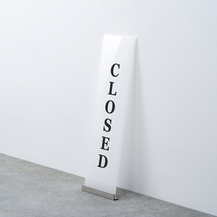 OPEN & CLOSED 床置きサイン - PIECE OF SIGN