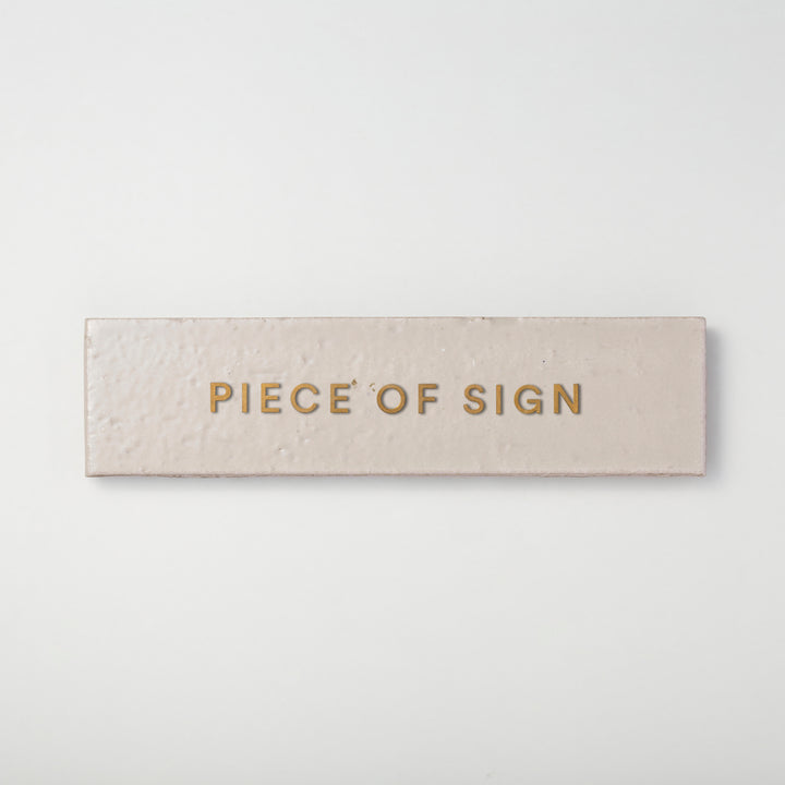 THE DOOR PLATE + 切文字サイン - clé modern farmhouse brick - PIECE OF SIGN
