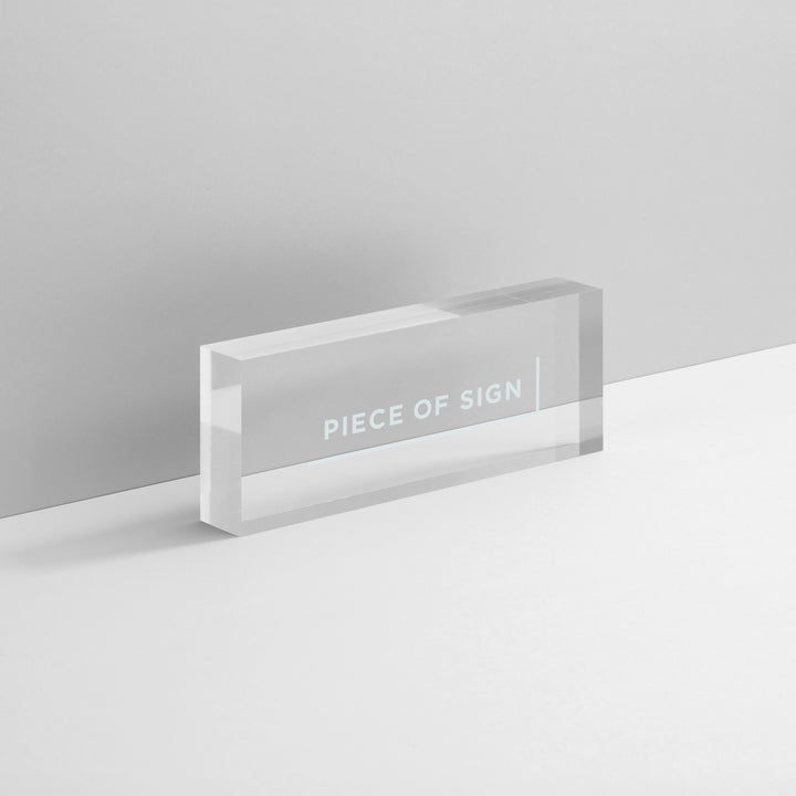 COUNTER / TABLE TOP サイン - PIECE OF SIGN