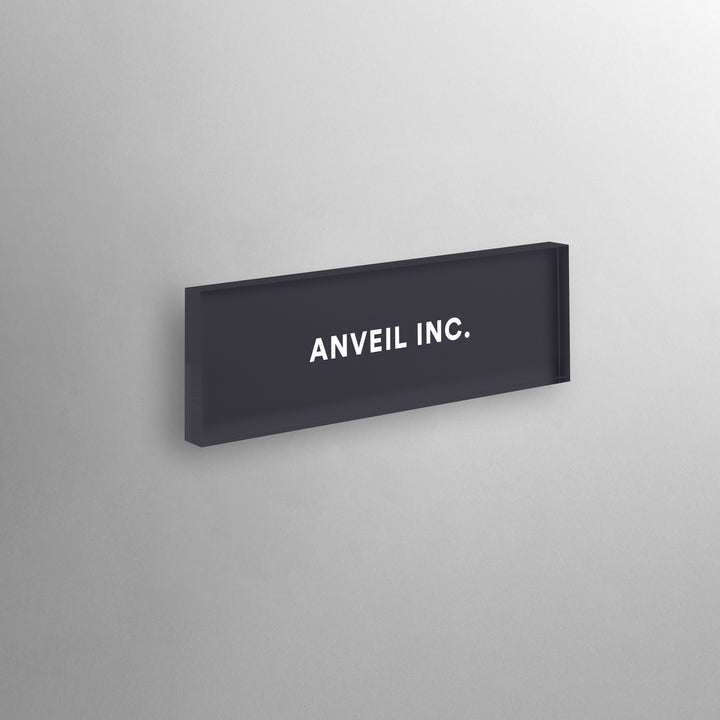THE DOOR PLATE - COLOR - PIECE OF SIGN