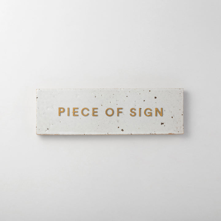 THE DOOR PLATE + 切文字サイン - clé new california - PIECE OF SIGN