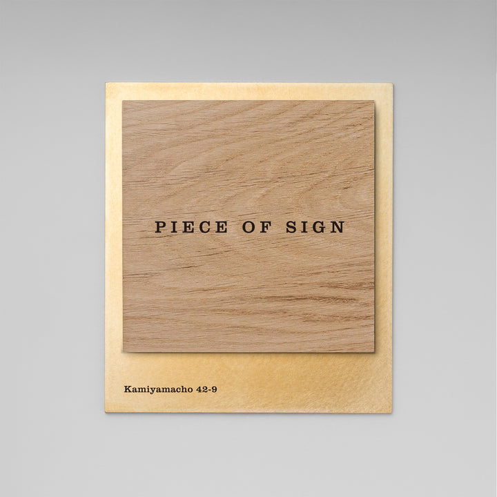 THE DOOR PLATE - BASE MIX - PIECE OF SIGN