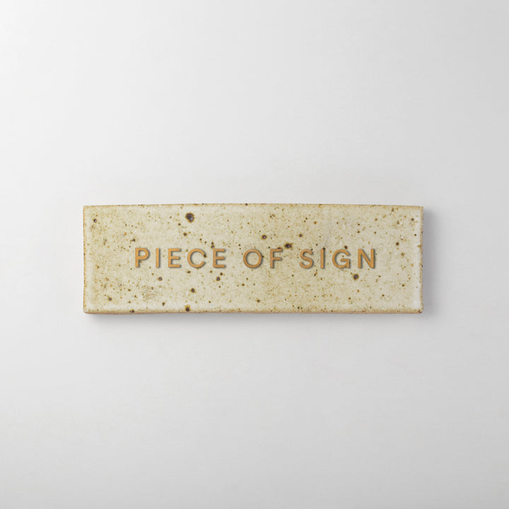 THE DOOR PLATE + 切文字サイン - clé new california - PIECE OF SIGN