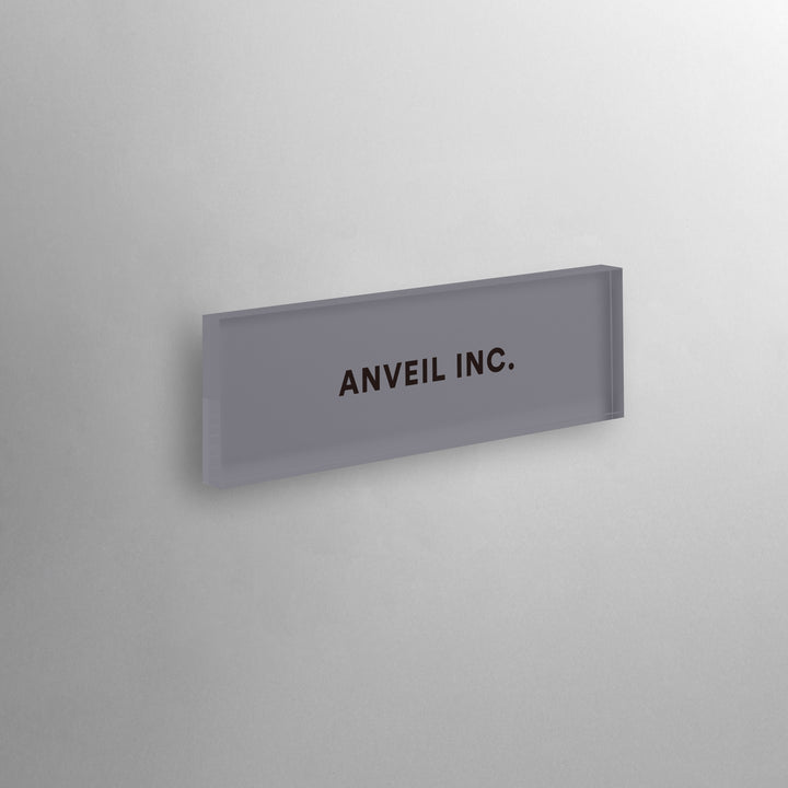 THE DOOR PLATE - COLOR - PIECE OF SIGN