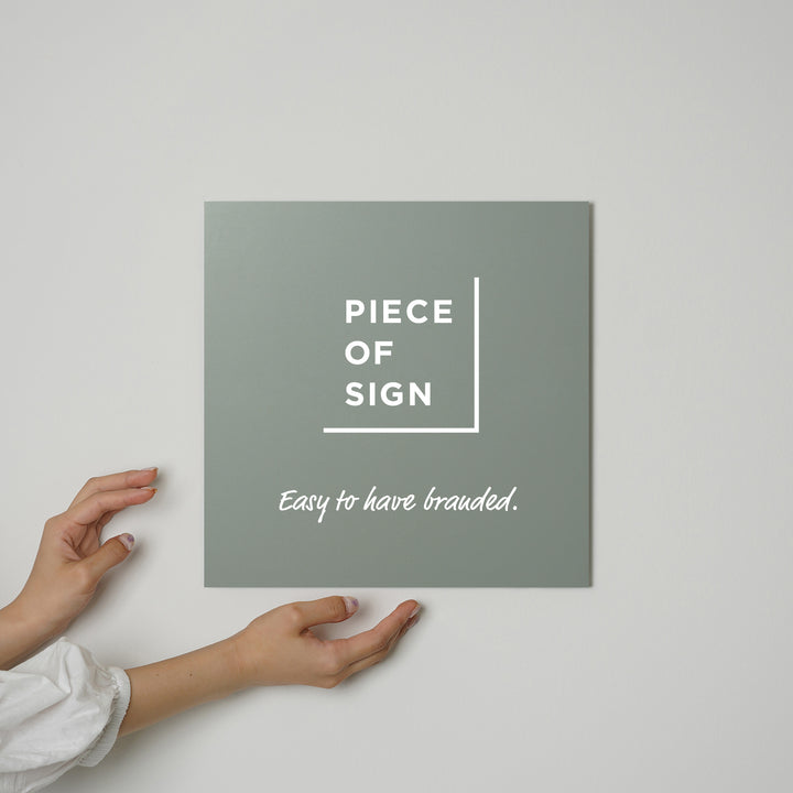 FLAT PLATE ウォールサイン - PIECE OF SIGN