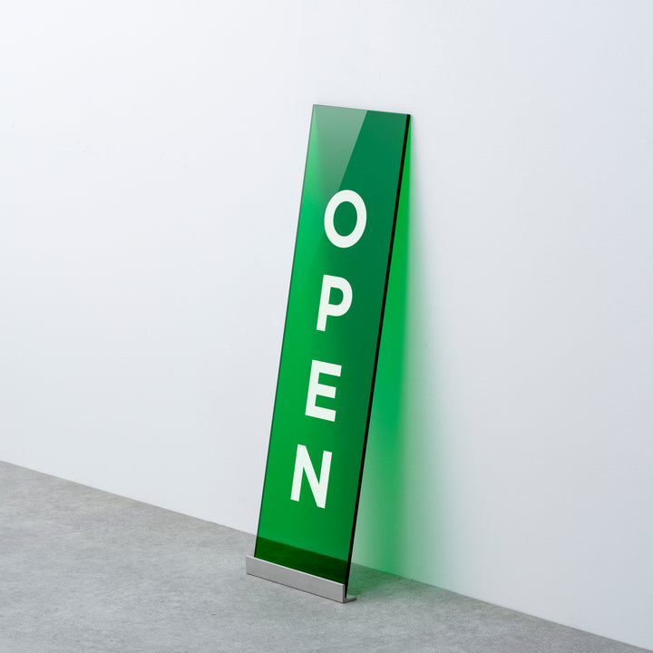 OPEN & CLOSED 床置きサイン - PIECE OF SIGN