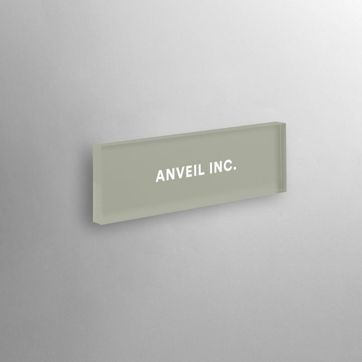 THE DOOR PLATE - COLOR - PIECE OF SIGN