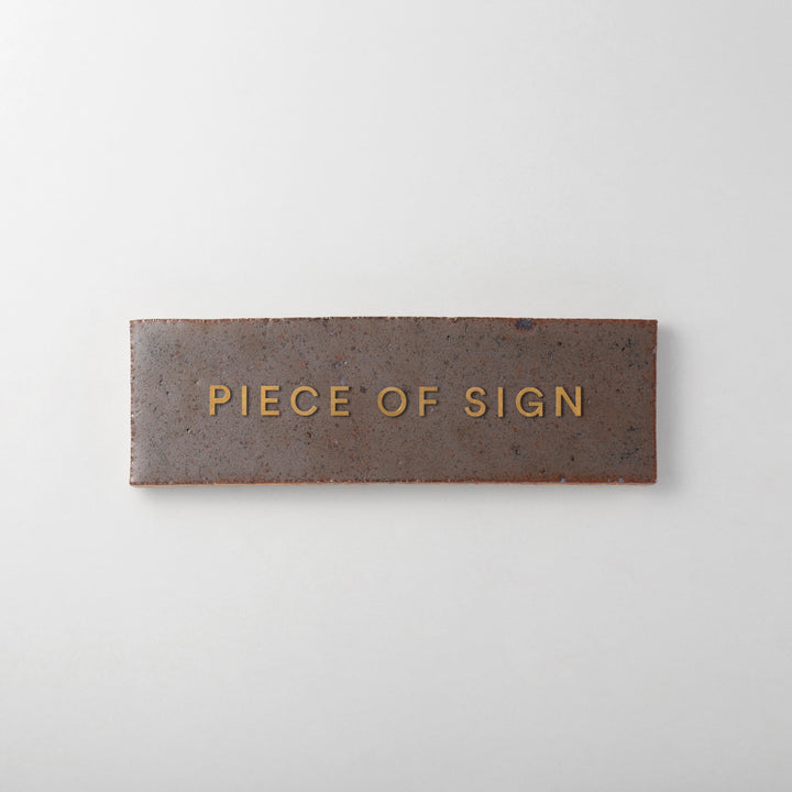 THE DOOR PLATE + 切文字サイン - clé new california - PIECE OF SIGN