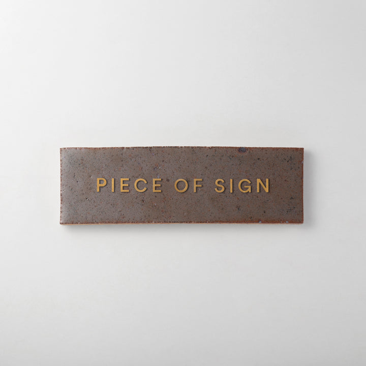 THE DOOR PLATE + 切文字サイン - clé new california - PIECE OF SIGN