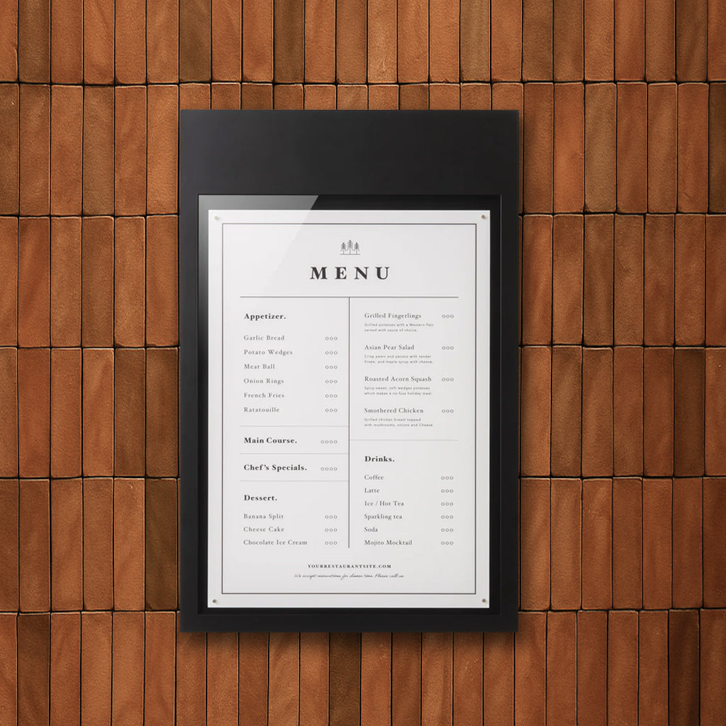 メニューBOX ウォールサイン A3