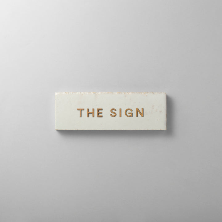THE DOOR PLATE + 切文字サイン - clé eastern elements - PIECE OF SIGN