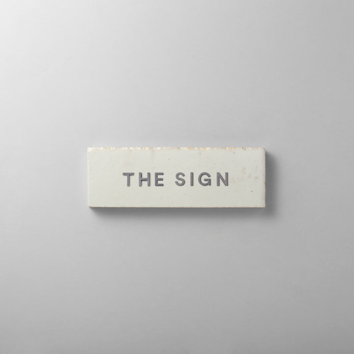 THE DOOR PLATE + 切文字サイン - clé eastern elements - PIECE OF SIGN