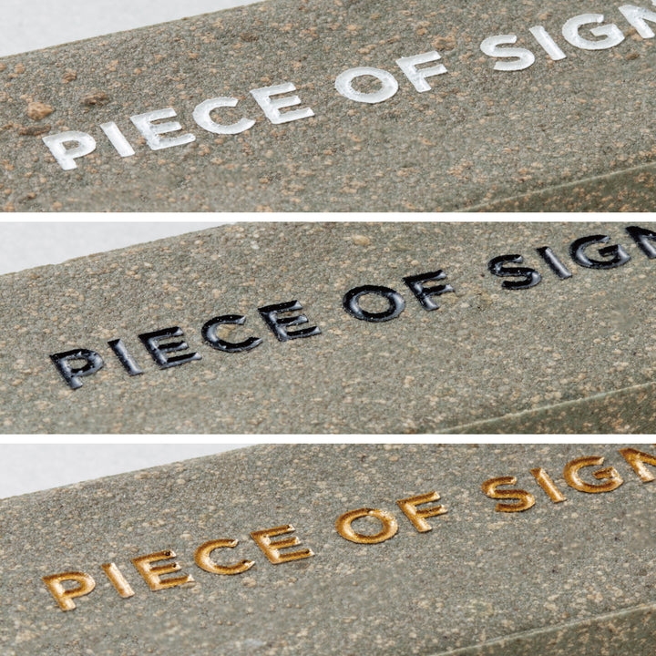 THE DOOR PLATE - Tessera - 彫刻カラー仕上げ - PIECE OF SIGN