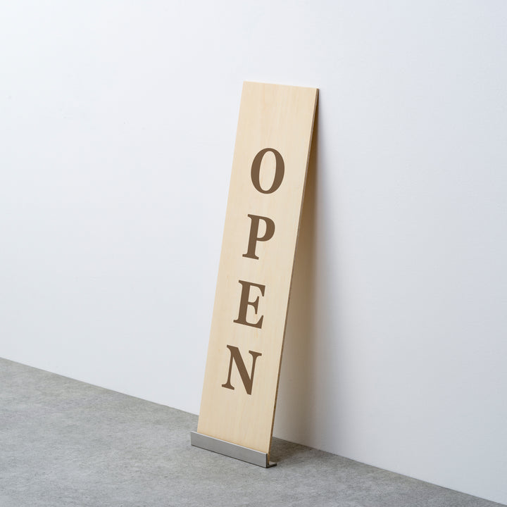 OPEN & CLOSED 床置きサイン - PIECE OF SIGN