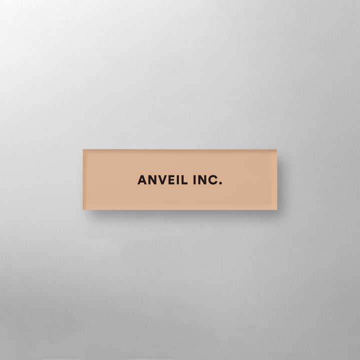 THE DOOR PLATE - COLOR - PIECE OF SIGN